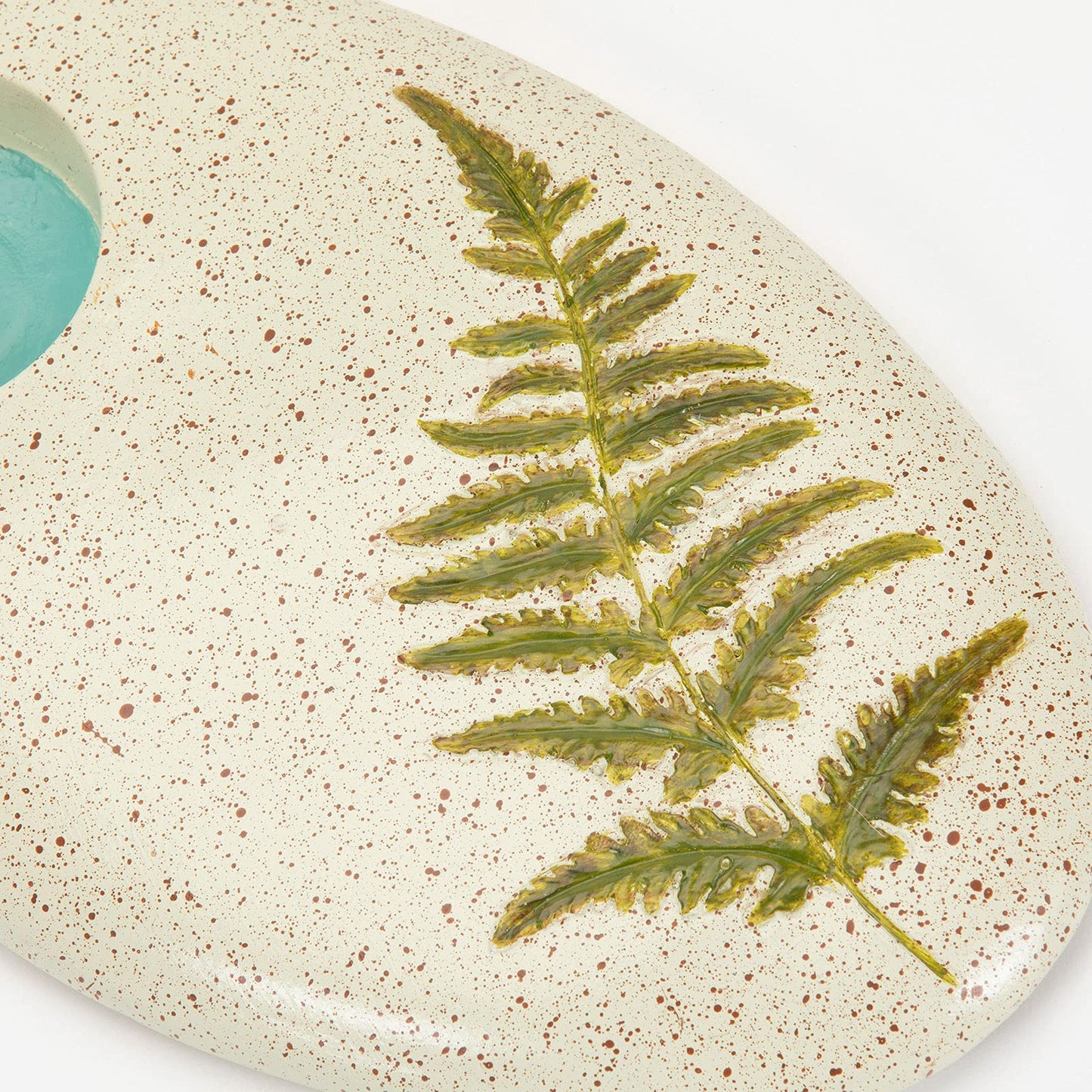 Bits and Pieces - Butterfly Puddler Garden Stone - Lawn Decoration Puddle Painted Water Holder