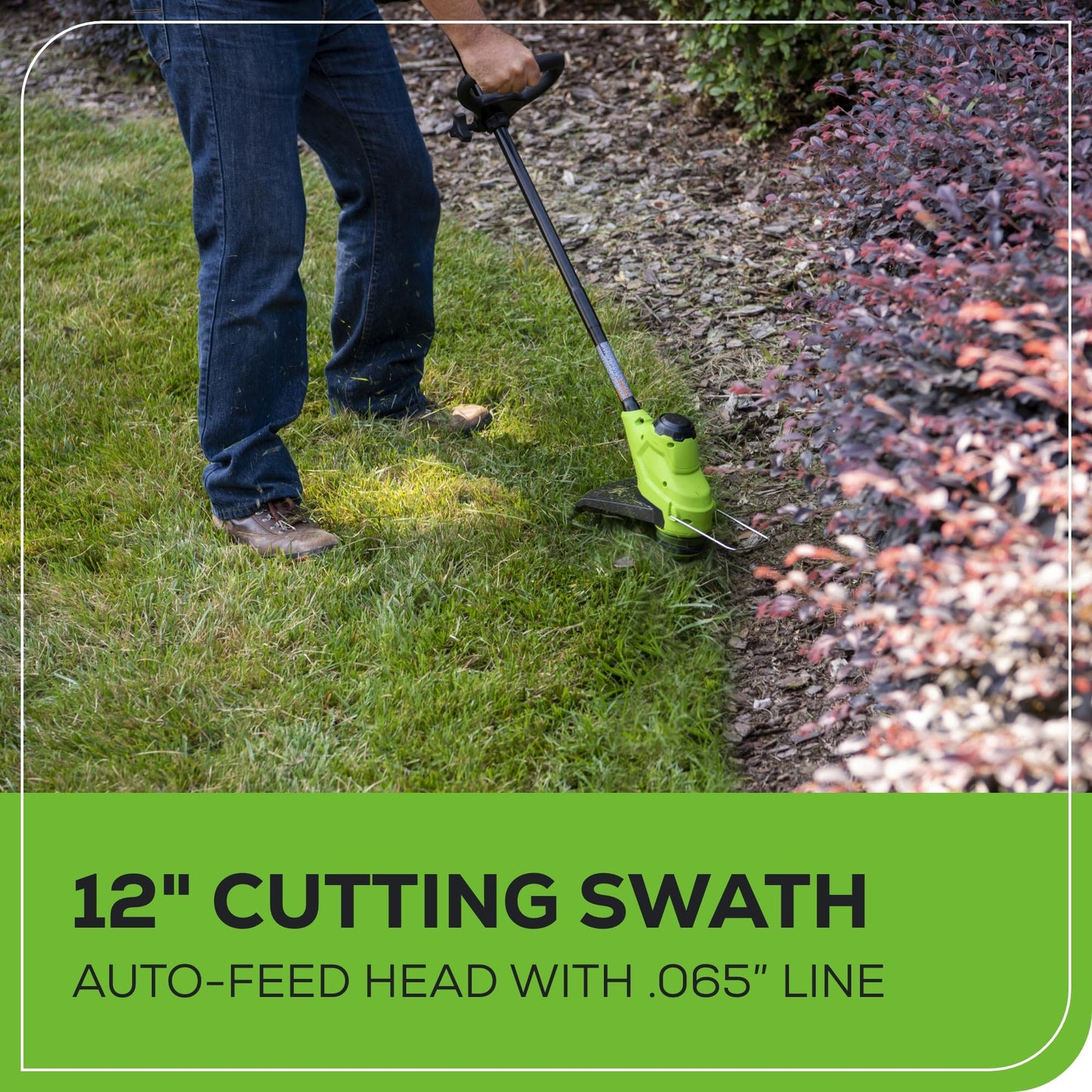 Greenworks 48V (24V x 2) 17" Brushless Mower+12" String Trimmer +320CFM Blower,(2) 4.0Ah Batteries and 2A Dual Port Charger