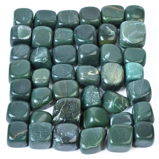 "Crocon 1LB Green Aventurine Tumbled Stones and Crystals bulk 2000+ Carats Natural Crystal Kit for Reiki Healing Crystal Polished, Tumble Stones, Chakra Balancing, Gift, Home Decor Size : 2025 mm"