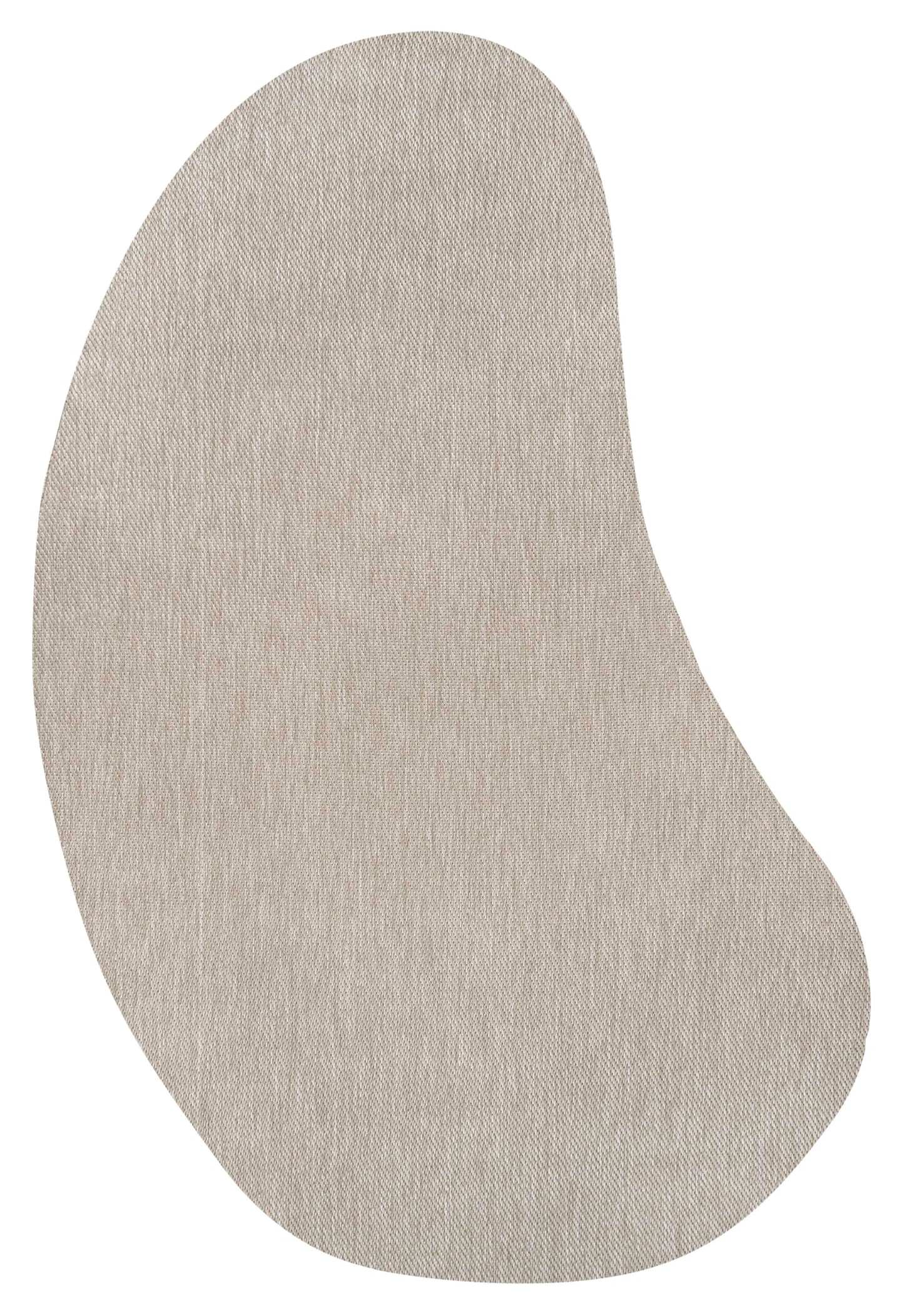 JONATHAN Y Rustic Organic Curve Indoor Outdoor Area Rug 8X10 Beige, Evan Modern for Backyard, Patio, Porch, Easy-Cleaning, High Traffic, Pet-Friendly, Non-Shedding (SHP102C-8)