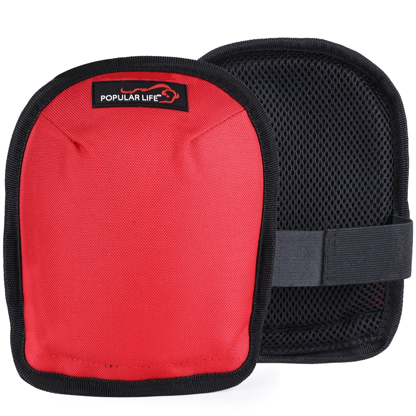 POPULAR LIFE Lightweight Gardening Knee Pads with Removable and Replaceable Foam Pad Insert, Washable Soft Cap Knee Pad, Easy Fit with Adjustable Hook and Loop Closure Straps