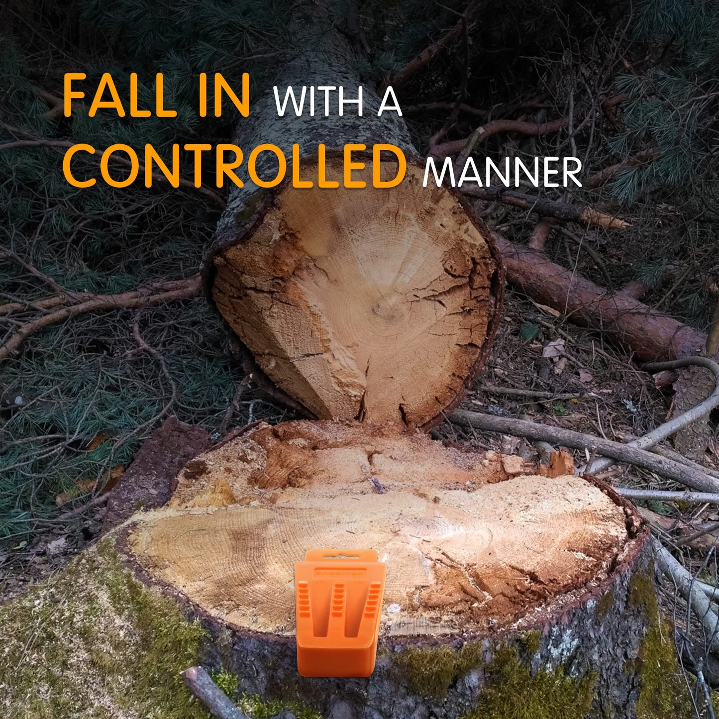NEO-TEC 6 Pack Tree Felling Wedges, Chainsaw Wedges, 5.5"+8" Tree Cutting Equipment, Tree Cutting Equipment with Spikes for Safe Tree Cutting