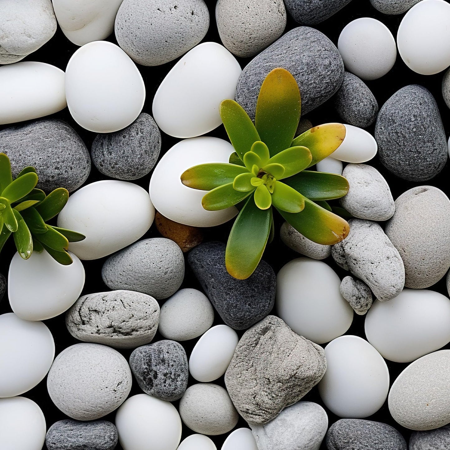 VINICS Large River Rocks for Landscaping 20lbs, 3-4 Inch White River Rocks, Hand-Picked Natural Stones for Garden Design Fish Tank, Pathways and Backyard