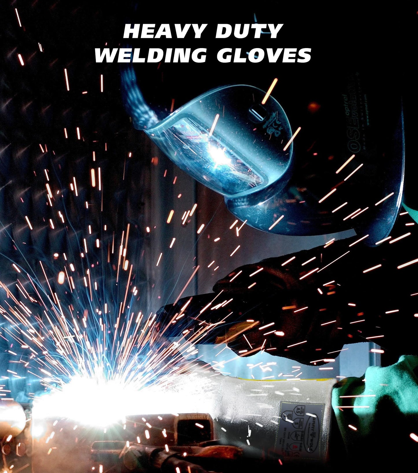 SpecxArmor® Graywolf® Kevlar Aluminized Heat Resistant Welding Glove/Large/1472°F │Fire Gloves│Kevlar Gloves│High Heat │Foundry glove│