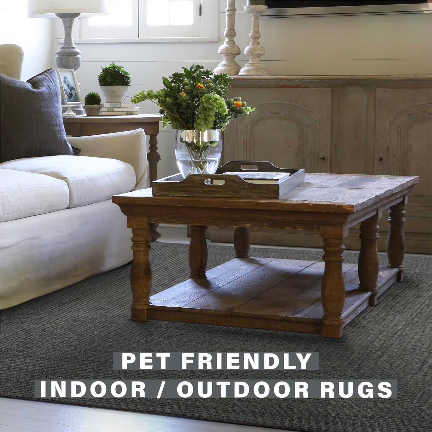 Black Small Braided Rug 27"x45" - Country Style Braided Rugs for Kitchen, Bathroom and Outdoor Entryways, Reversible, Soft, Machine Washable and Water Absorbing