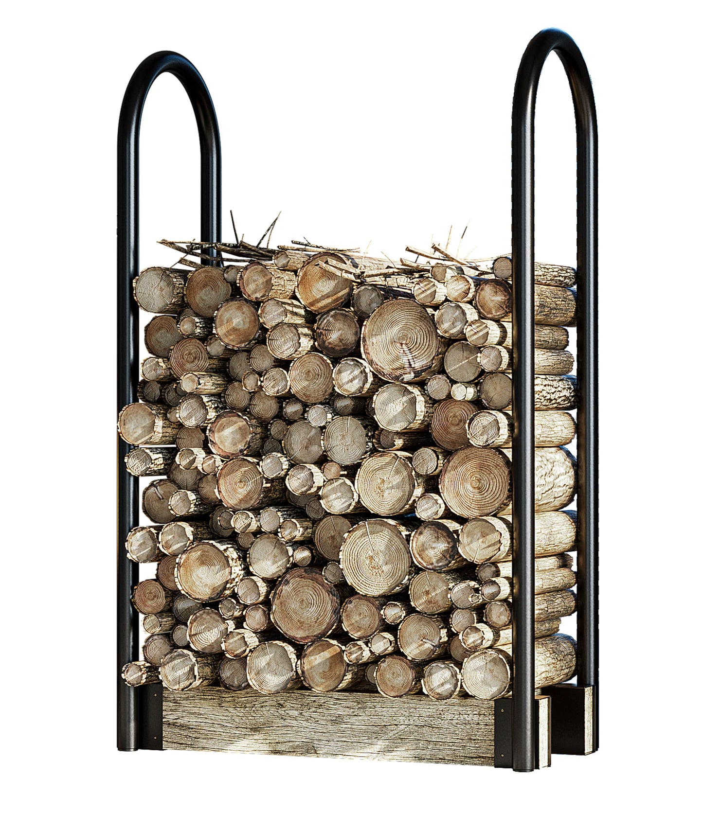 Fire Beauty Firewood Rack Log Holder,Log Storage Holder,Storage Rack,Firewood Stacker for Fireplace Indoor Outdoor(Adjustable)