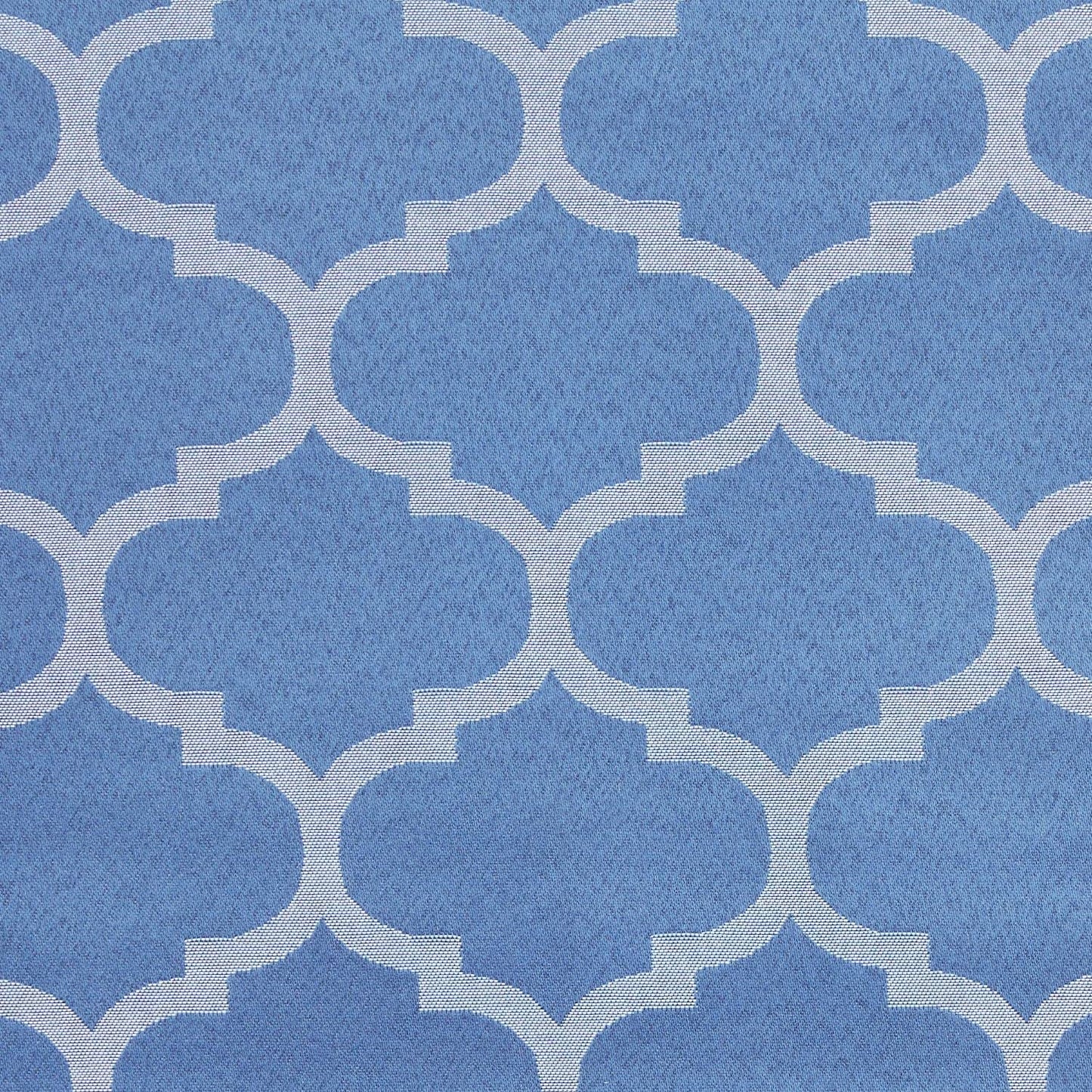 Exclusive Home Montague Trellis Total Blackout Roman Shade, 23"x64", Indigo