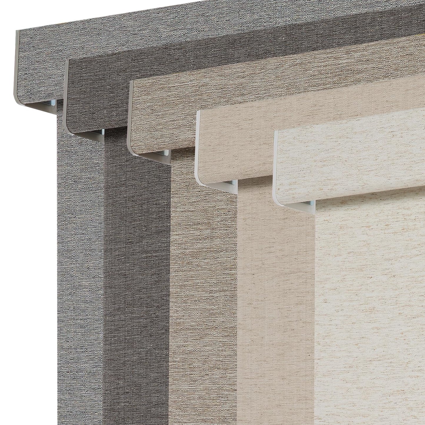Persilux Blackout Roller Shades for Indoor Window Blinds,Cordless,Linen Fabric,Thermal Insulated Fabric UV Protection Shades for Home,Office,Bedroom,Door,Blackout-Cream,16" W X 64" H