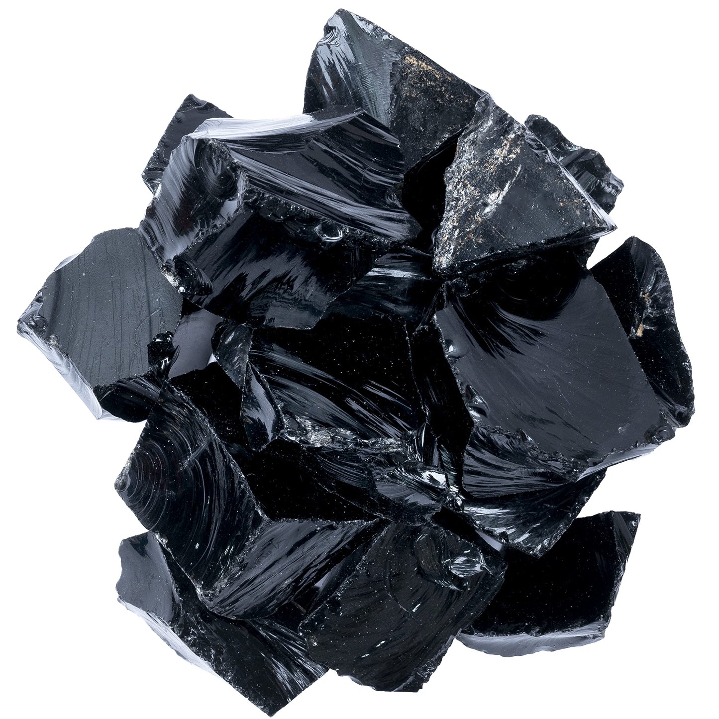 Black Obsidian Raw Stones for Tumbling, Rough Gemstones and Crystals, Jewelry Making, Polishing, Cabbing, Lapidary, Fountain Rocks, Decoration, Wire Wrapping, Gem Mining, Reiki Healing 1 lb