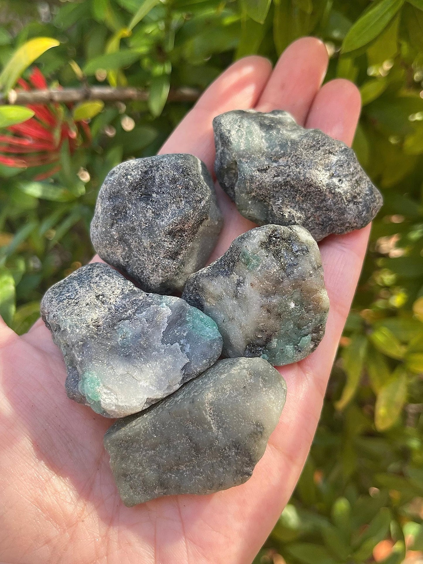 GAF TREASURES Wholesale Raw Emerald Crystals, Natural Emerald Stone, Natural Rough Emerald Crystals, Emerald Rough, Emerald Healing Crystals (Emerald, 0.25 Pound)