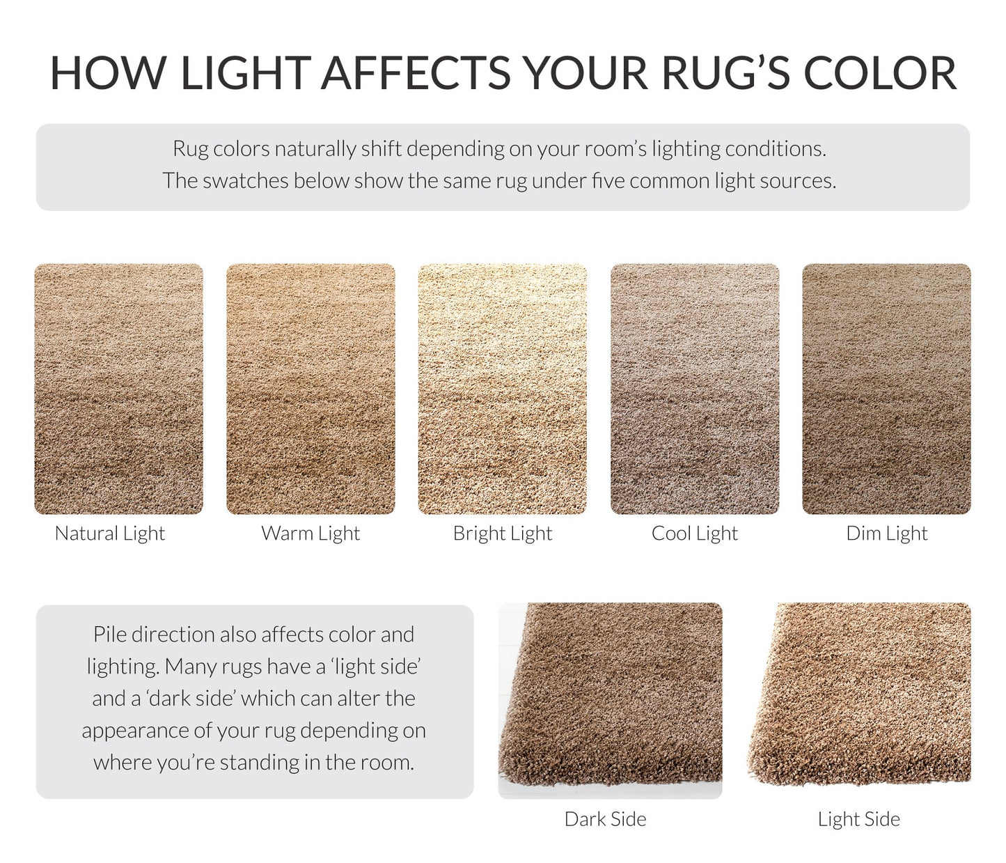 SAFAVIEH Milan Shag Collection Area Rug - 3' x 5', Dark Beige, Solid Design, Non-Shedding & Easy to Clean, Plush Thick Pile, Ideal for Living Room, Bedroom (SG180-1414)