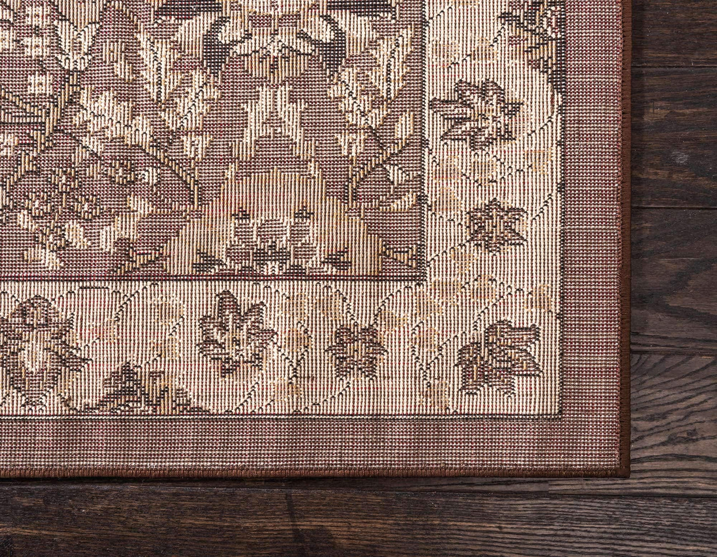 Unique Loom Espahan Collection Area Rug - Cape Cod (7' 10" x 10' Rectangle, Brown/ Beige)