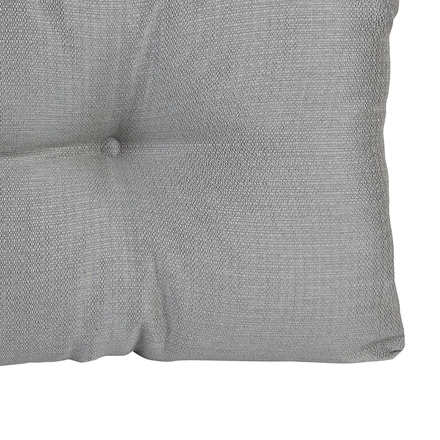 Klear Vu The Gripper Non-Slip Tufted Bench Cushion for Indoor Furniture, Assembled in USA, Entryway Storage, Bay Window, Corner Nook or Piano Seat, 35 Inches, Solid Gray