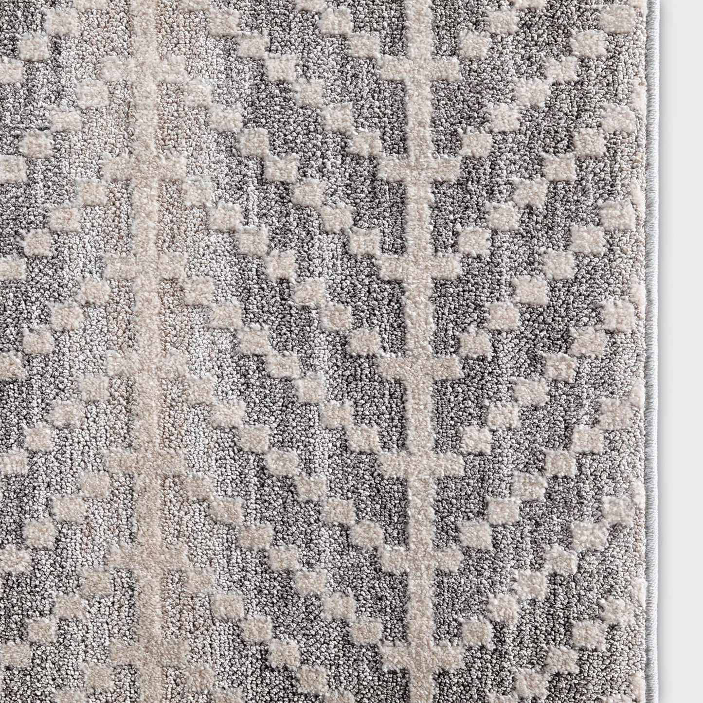 Well Woven Custom Size Hallway & Stair Runner- Harlow Rhodes Taupe 31 Inches Wide x 2 Feet Long Runner (31" x 2') Runner Rug - Contemporary Design, Ultra-Soft, Easy-Clean