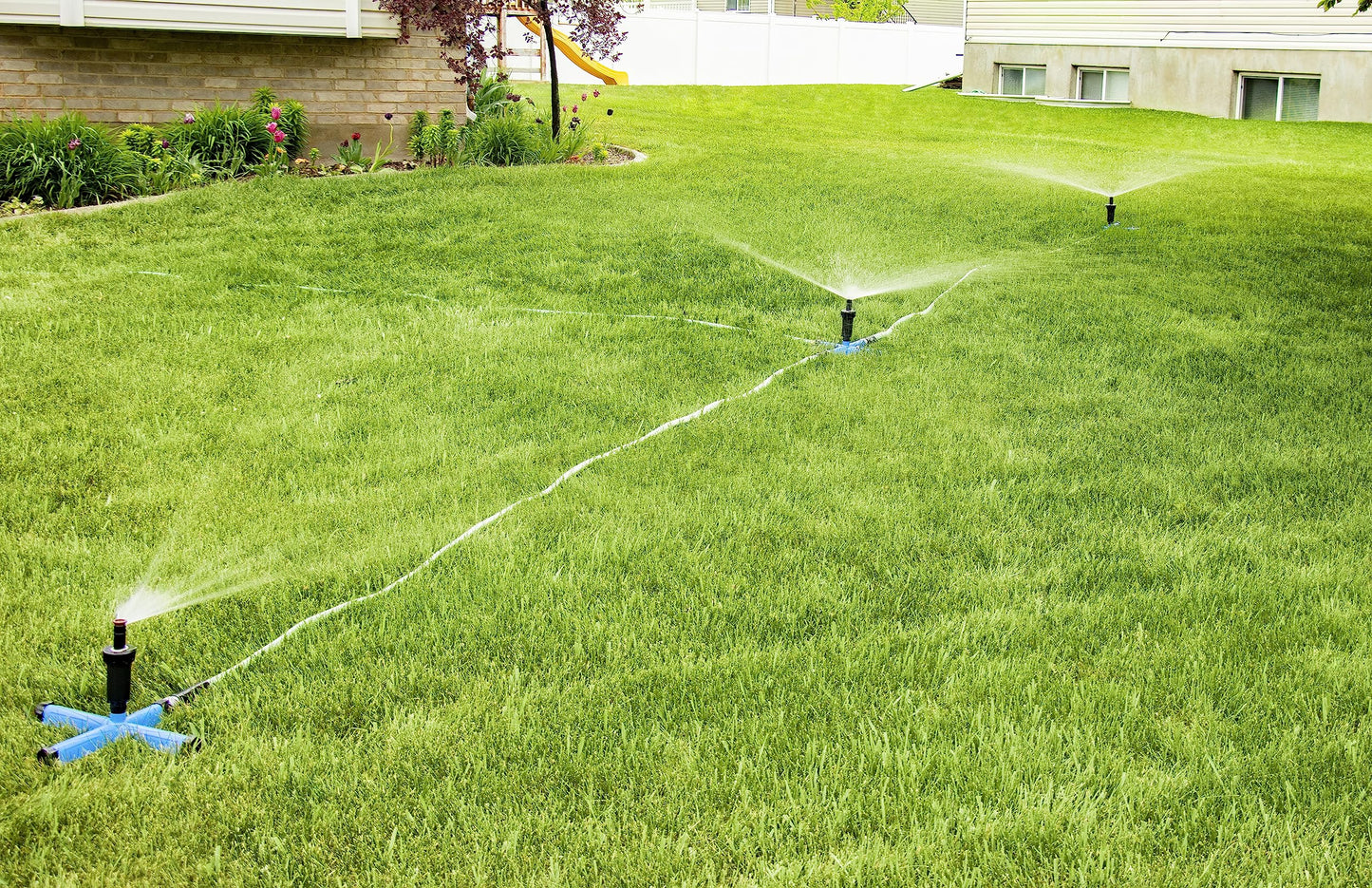 Orbit 27884Z Above Ground All-in-One Irrigation Sprinkler System for Lawn Kit