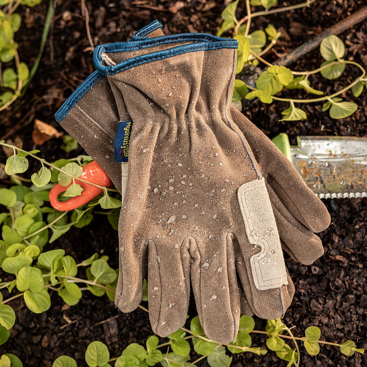 Wells Lamont Men’s HydraHyde Leather Work Gloves, Water-Resistant Split Cowhide, Reinforced Palm for Ranching, Fencing, and Construction