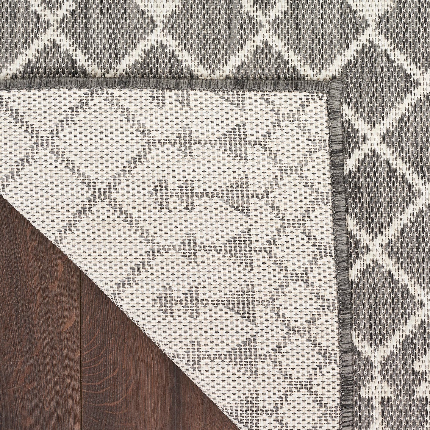 Nourison Home Positano Charcoal 5' x 7' Area Rug - Easy Clean, Non Shedding, Bed Room, Living Room, Dining Room, Kitchen (5' x 7')