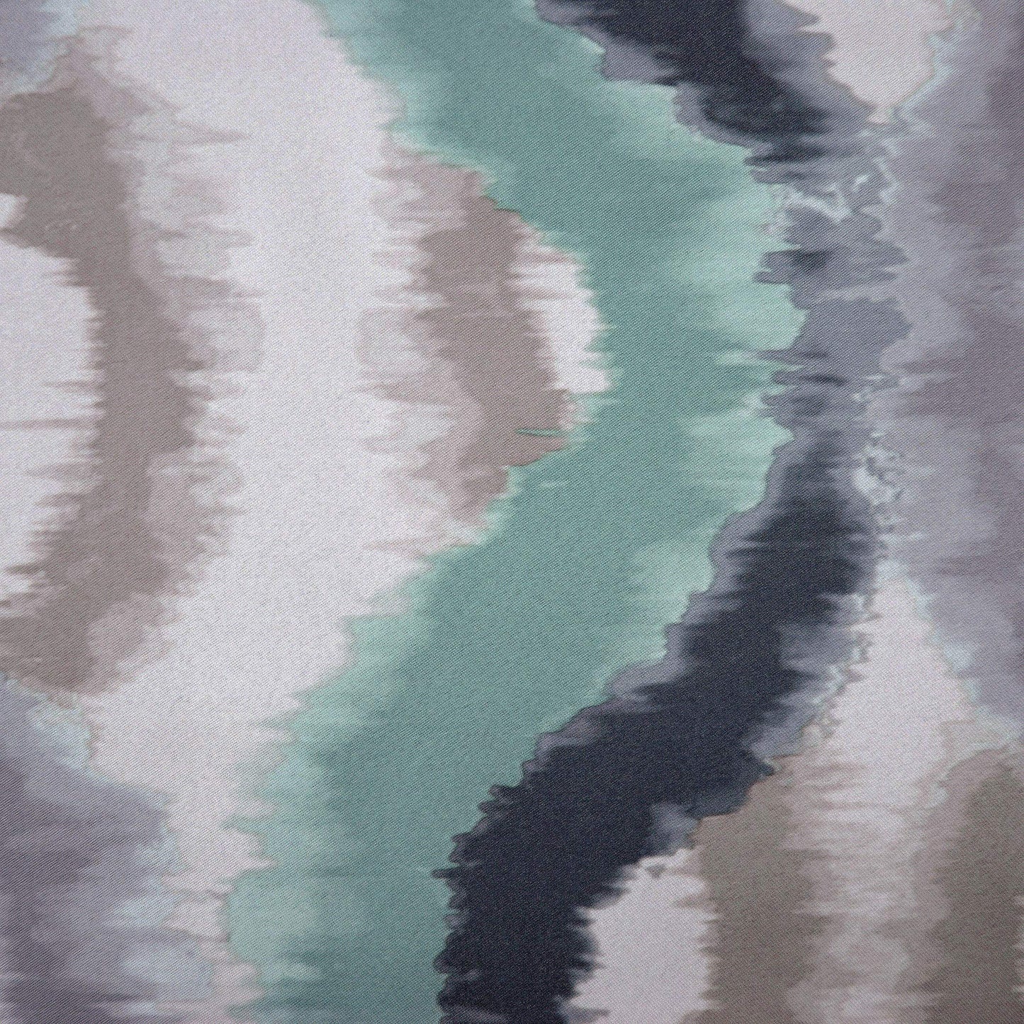 Sun Zero Burbank Watercolor Ogee Energy Efficient Grommet Curtain Panel, 54" x 63", Linen