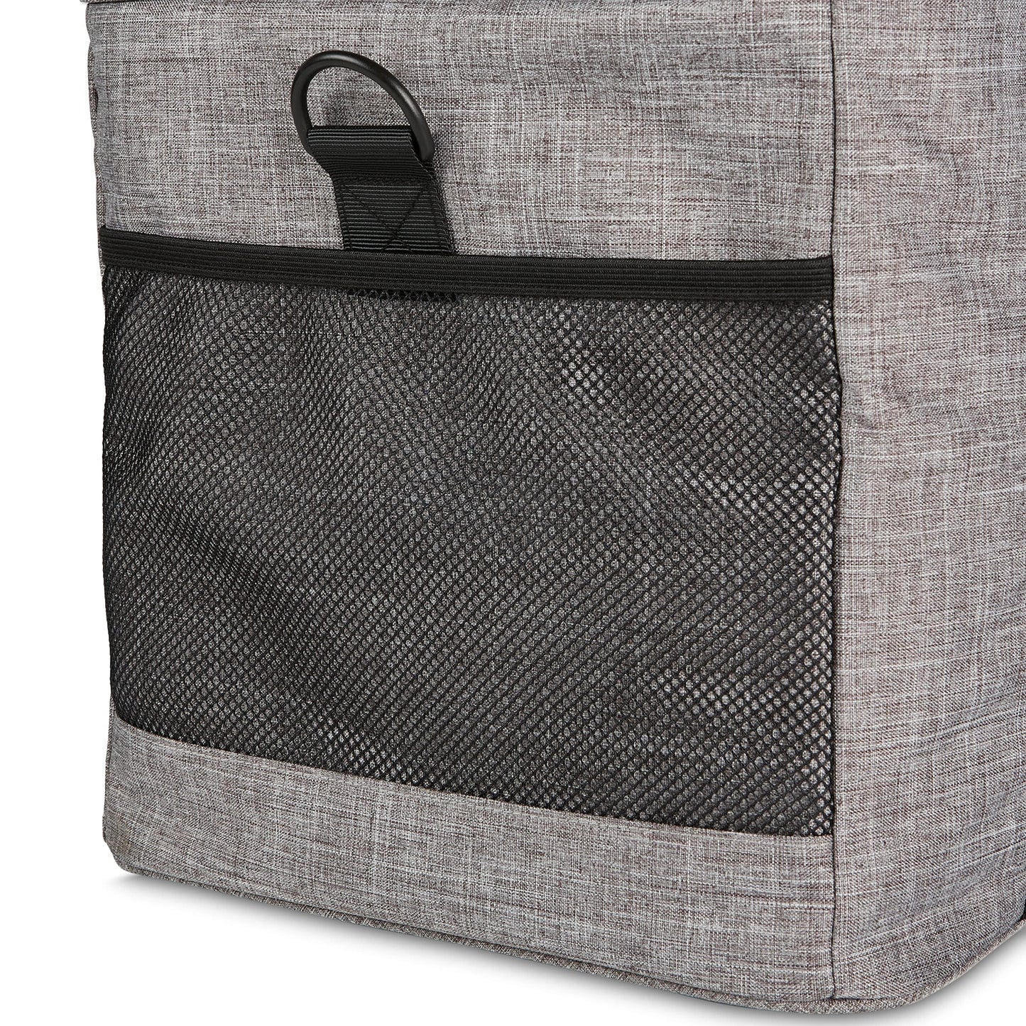 Amazon Basics Soft Insulated Leak-Proof Cooler Bag, Reusable, Portable, Keeps Cold, 50 Can Capacity, Gray