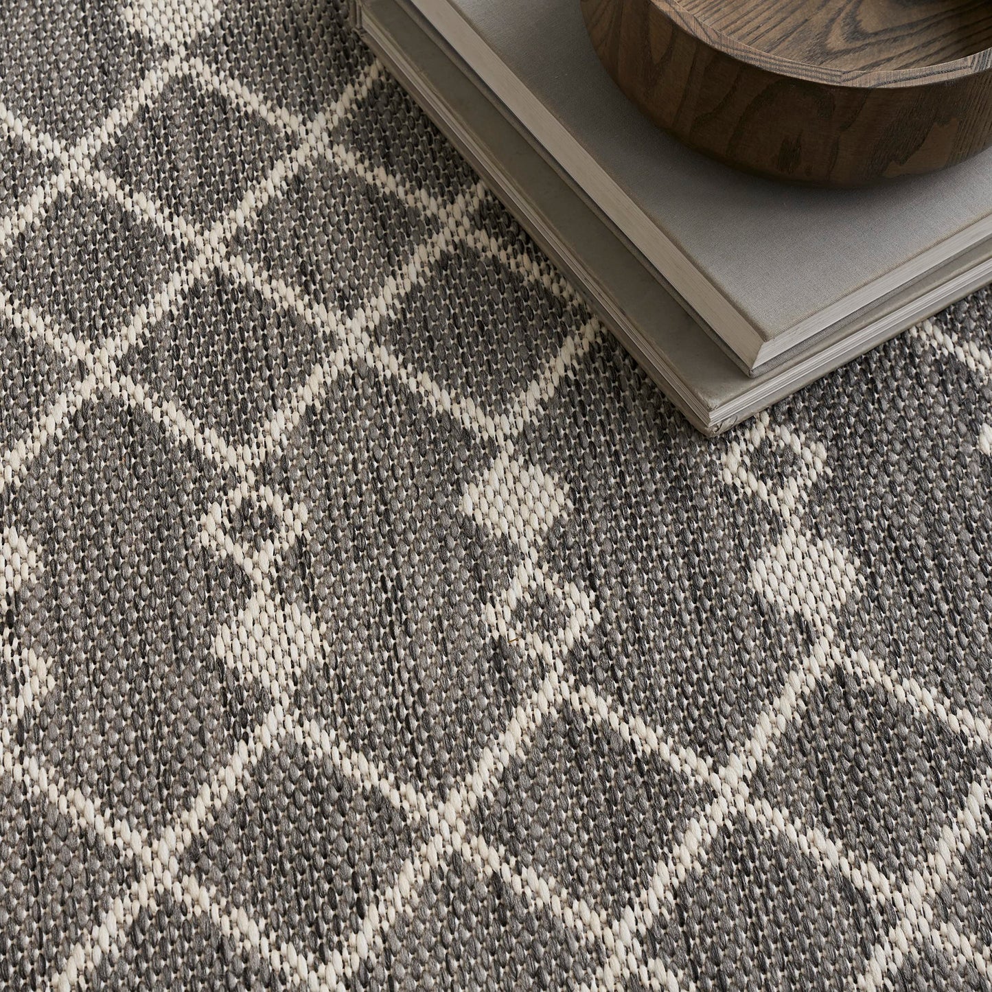 Nourison Home Positano Charcoal 5' x 7' Area Rug - Easy Clean, Non Shedding, Bed Room, Living Room, Dining Room, Kitchen (5' x 7')