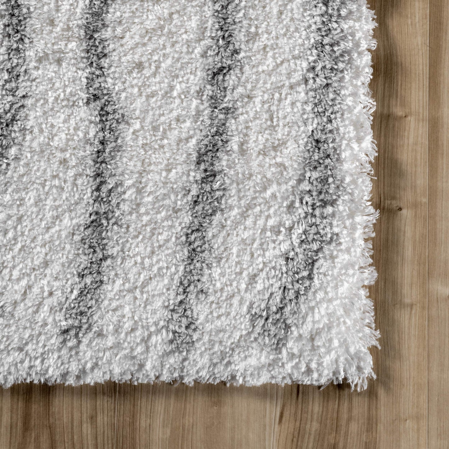 nuLOOM Renata Moroccan Shag Area Rug, 5x8, Grey