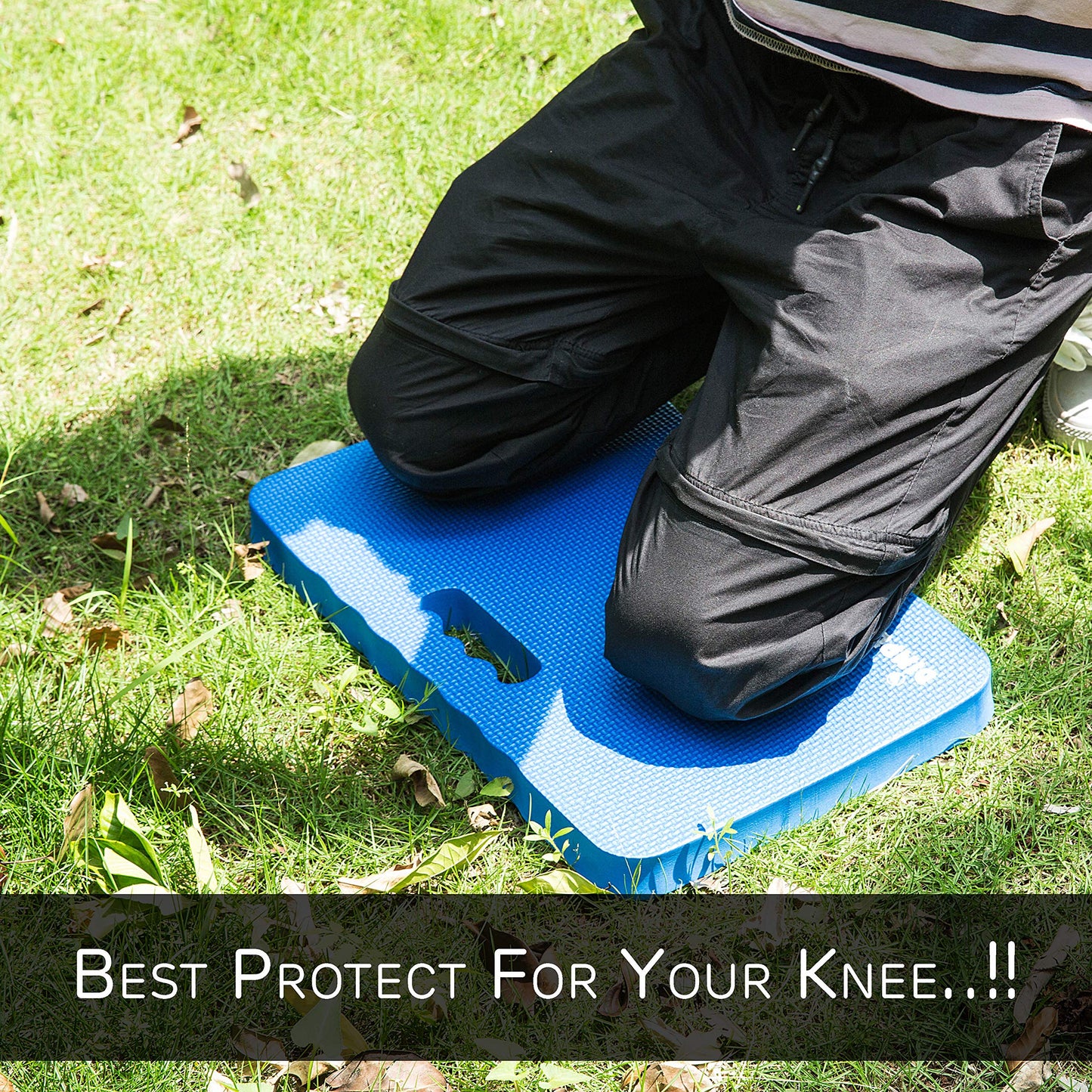 Dimple Kneeling Pad, High Density Thick Foam Comfort Kneeling Mats for Gardening, Yoga Exercise, Garden Cushions, Knee Pads Blue