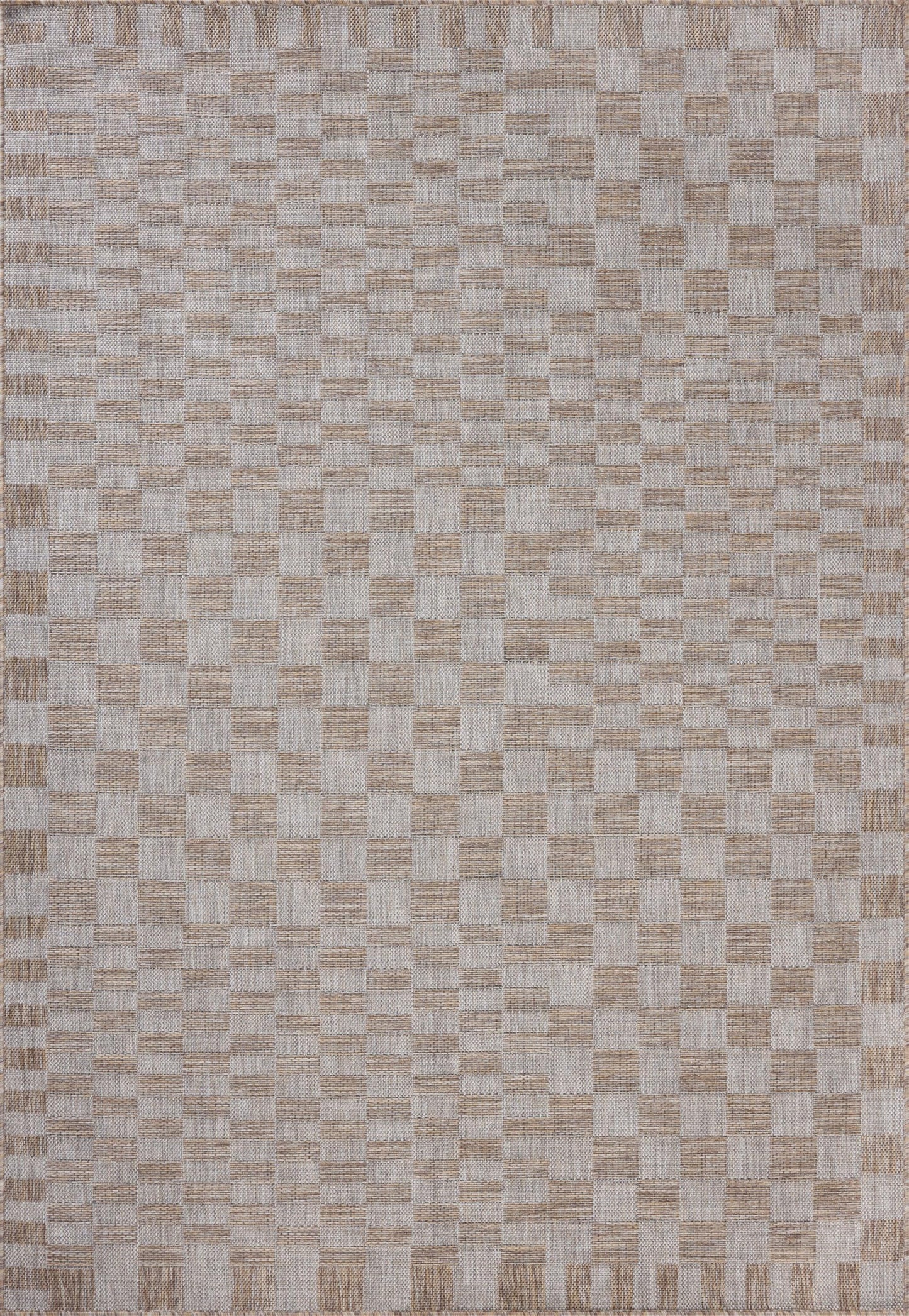 Loloi Amber Lewis Topanga Collection TOP-03 Natural/Dove 3'-11" x 5'-11" Indoor/Outdoor Accent Rug