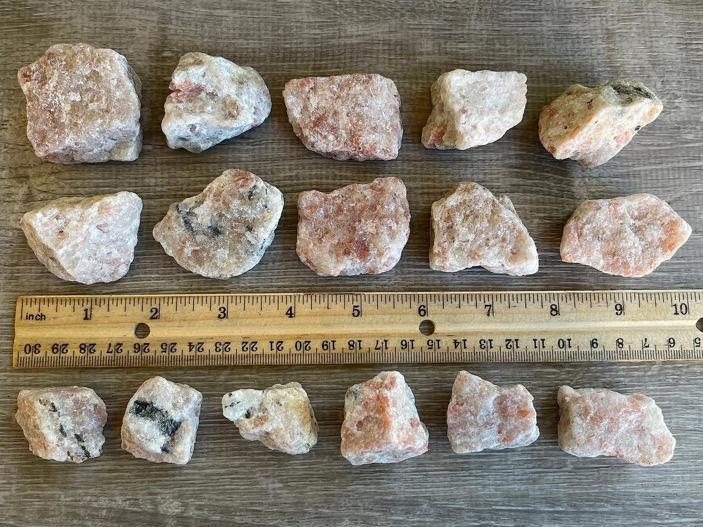GAF TREASURES Wholesale Raw Sunstone, Natural Sunstone, Natural Rough Sunstone Crystals, Rough Sunstone, Sunstone Healing Crystals (Sunstone, 0.5 Pound)