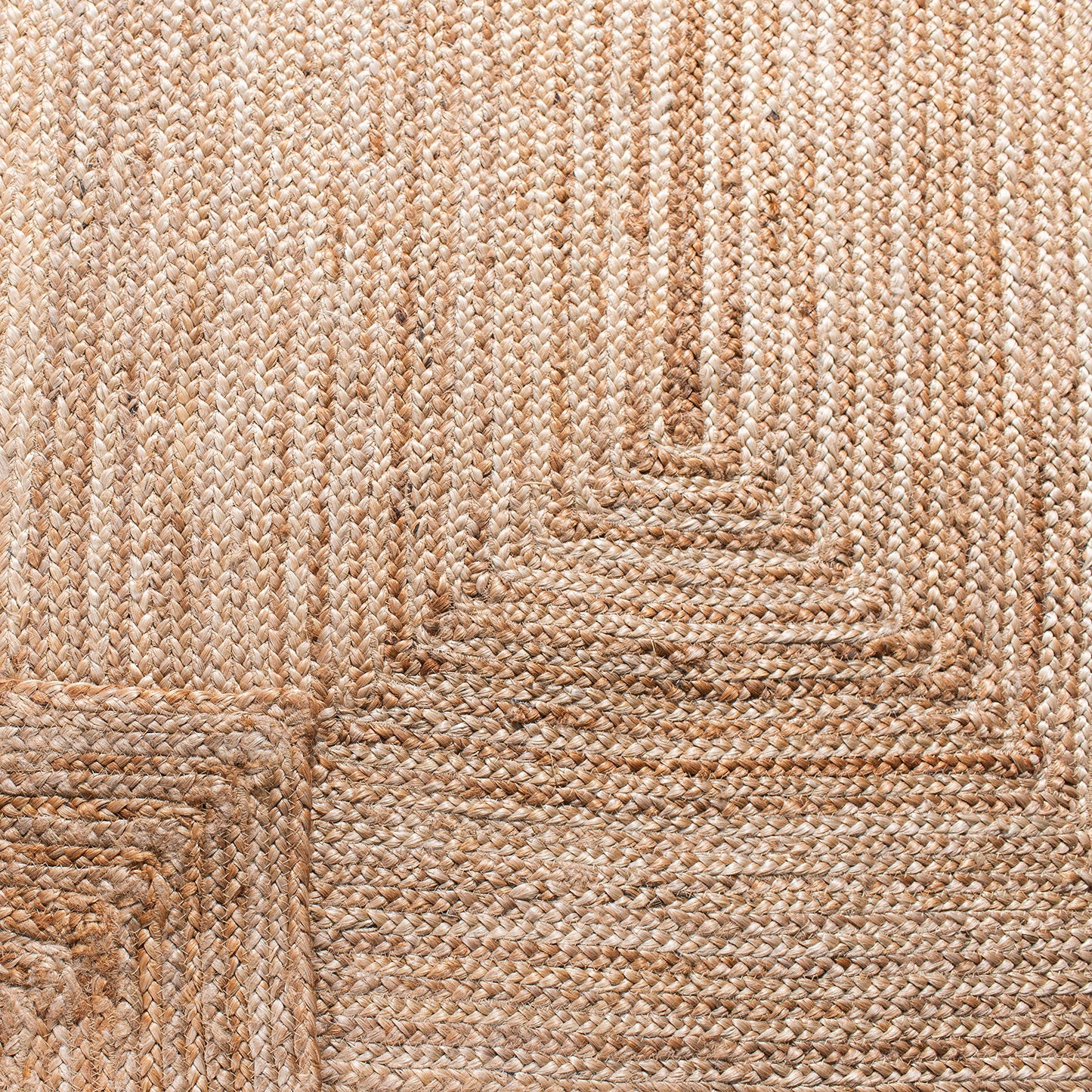 SAFAVIEH Area Rug 5x8 - Cape Cod Collection - Natural Brown, Handmade Braided Flat Weave Jute (CAP252A)